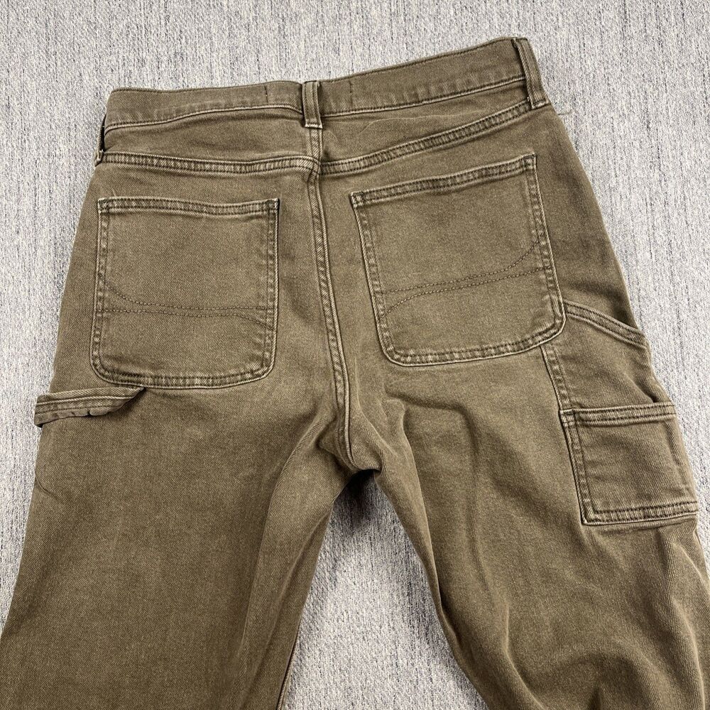 Hollister Men’s Carpenter Jeans w29xL32 Brown Wash Loose Fit Pants Workwear